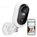 Camara De Seguridad Exterior Wifi Recargable Alexa 360