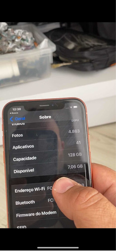 iPhone XR 128gb Vermelho Destravado