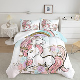 Cvhouse Juego De Ropa De Cama De Unicornio Tamao Matrimonial