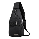 Bolsa Crossbody Transversal Unissex Motobody Entrada Usb