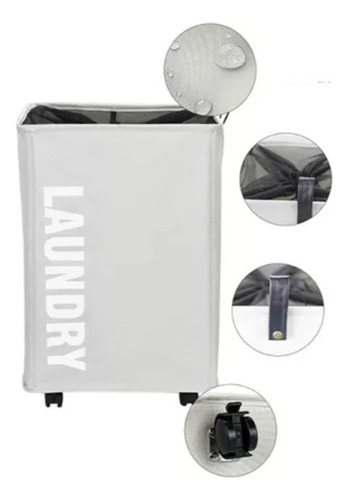 Cesta Para Ropa Plegable Organizador De Lavanderia 