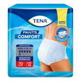 10 Piezas De Ropa Interior Desechable Tena Pants Comfort