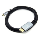 Cable Usb C A Displayport De 8 K Y 1,8 M Para Macbook, Color