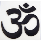 Aum Om Yoga Negro Decal Emblema 3d Pegatina Para Coche Bicic