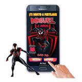 Invitación Interactiva Botón Mapa Confirmar Spiderman Miles