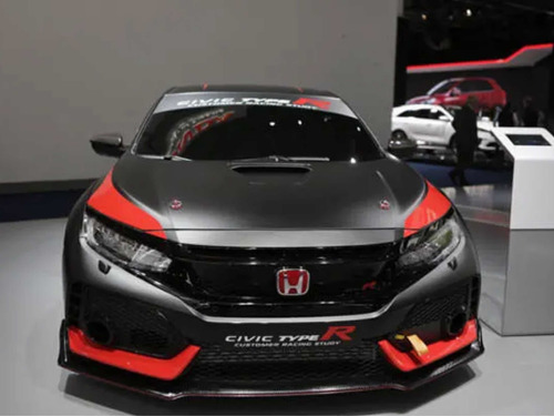 Emblema Frontal Honda Civic Rojo Versin Si 2006-2009 Foto 3