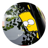 Adesivo Automotivo Refletivo Bart Simpson Espiando