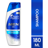 Shampoo Head & Shoulders Men Control De Caspa 3 En 1 - 180ml