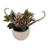 Planta Artificial Flor Con Maceta Colores M15 - Sheshu Home