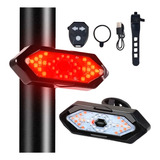 Luz Led Recargable Direccional Para Bicicleta Scooter Casco