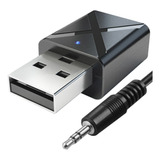 Adaptador Usb Tx-rx Bluetooth 5.0 Jack 3.5 Parlante Auto Tv