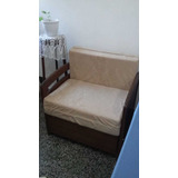 Sillón Cama Plegable De Madera