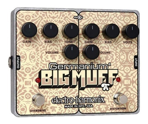 Pedal Electro Harmonix Germanium 4 Big Muff Pi Nuevo Gtia