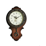 Xichen Reloj De Pared De Pendulo De Madera Simulada Estilo E