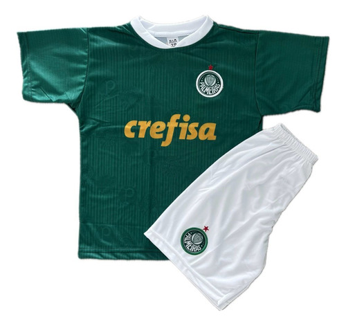 Kit Conjunto Infantil Do Palmeiras Verde Novo 2024