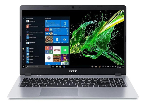 Ultrabook  Acer Aspire 5 A515-43 Silver 15.6 , Amd Ryzen 3 3200u  4gb De Ram 128gb Ssd, Amd Radeon Vega 3 1920x1080px Windows 10 Home