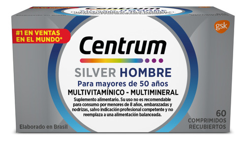 Centrum Silver Hombre 60 Comprimidos