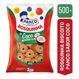 Biscoito Bolacha Rosquinha Coco Panco Pacote 500g