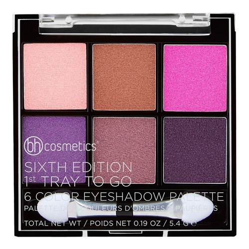 Paleta De Viaje 6 Sombras Satinadas - Bh Cosmetics -original