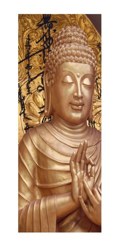 Adesivo De Porta Buda Budismo Meditação (cod.bm1)