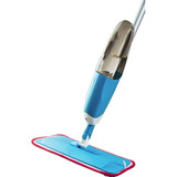 Vassoura Magica Esfregao Spray Mop Rodo Reservatorio Cor Azul