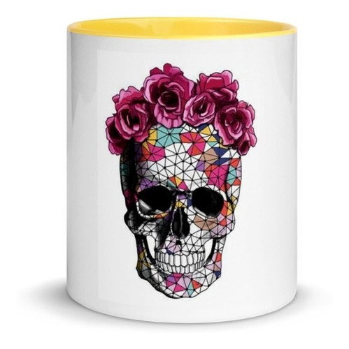 Mug Vaso Taza Ceramica Catrina Calavera Mexicana