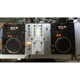 Cdj Pioneer 350 Par + Mixer Djm250