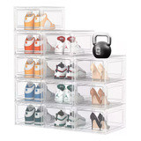 Cajas Organizadoras Zapatos Apilables Almacenaje 12 Piezas