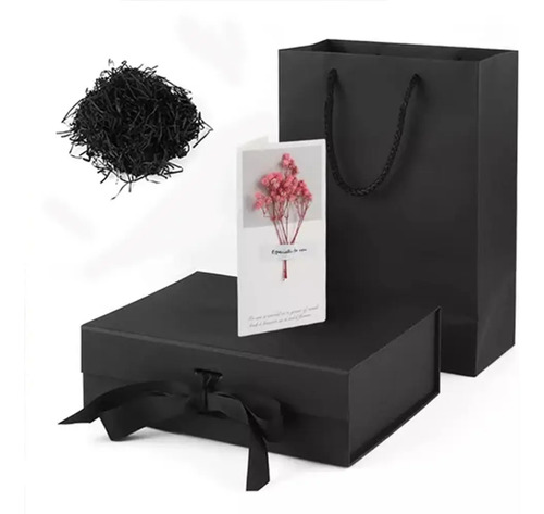 Caja De Regalo Magnética Plegable 4 En 1, 23x17x7cm