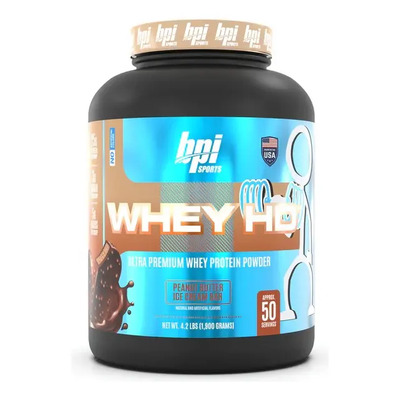 Bpi Sports Whey Hd Proteina 4.2 Lb + Sabor Peanut Butter Ice Cream Bar | Envío gratis