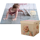 * Rompecabezas Madera Con Caja Personalizado Sublimado Fotos