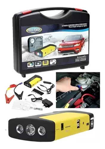 Iniciador/arrancador Baterias + Compresor Carromoto  Kit 12v