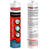 Silicona Universal Transparente  280ml Tacsa Pack X 10 Uni