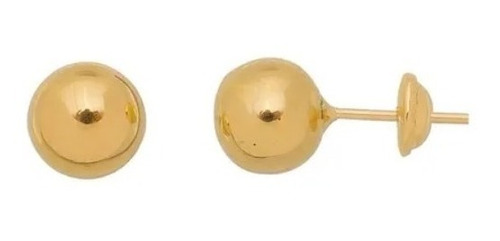 Brinco De Bola 5 Mm Em Ouro 750/18k 