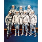 Foto De Halide De Plata De 8 X 10 De Mercury Seven Astronaut