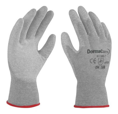 Guante Antiestatico Esd 51-100 Derma Care (10 Pares)