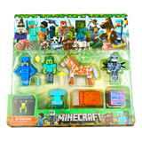 Minecraft Coleccion Set Juguetes Muñecos Fichas Accesorios