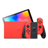 Nintendo Switch Oled 64gb Edición Especial Mario Red Color Rojo