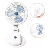 Ventilador Usb Con Clip Doble Función Escritorio / Pinza