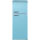 Refrigerador Con Congelador 10ft3 Color Azul Marca Galanz