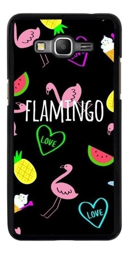 Funda Para Samsung Galaxy Flamingo Rosa Tumblr Mujer 02
