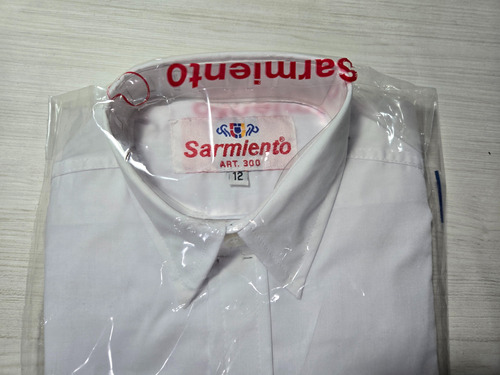 Camisa Sarmiento Blanca, Talle 12
