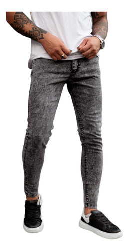 Jogger Jean Mom Pantalon Hombre Rigido Varios Talles