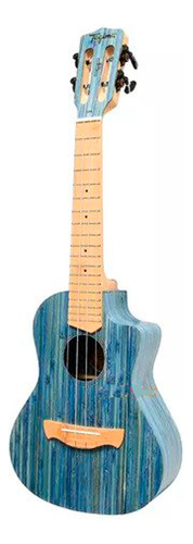 Ukulele Concert Tagima Laki C Bambu Transparete Blue Satin