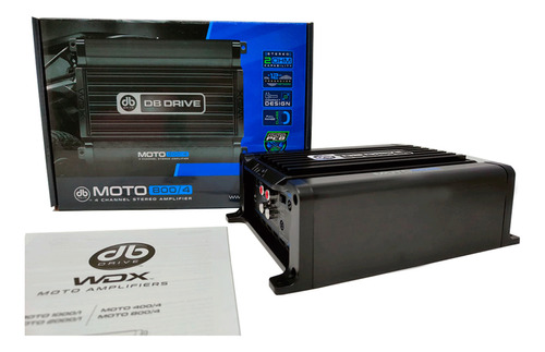 Amplificador Moto8004 Db Drive 1600w 4 Canales