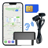 Gps Obd2 Con Micrófono Para Auto, Extensión Y Sim Activada