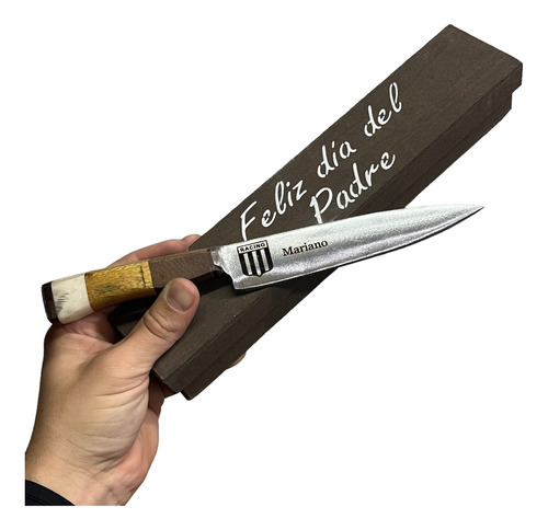 Cuchillo Asado 16cm + Grabado Personalizado + Caja Dia Padre