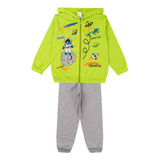 Conjunto Infantil Menino Com Jaqueta Select Amarelo