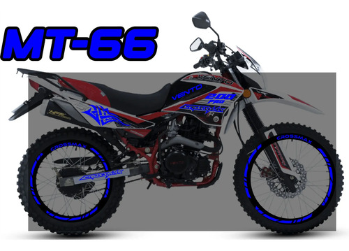 Kit Sticker Reflejantes Completo Vento 200 Crossmax Vinil