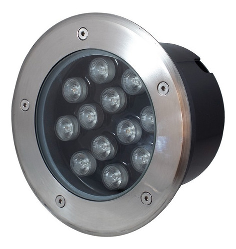 Lampara Empotrado De Led Piso 12w Blanca O Calida 110 Volts